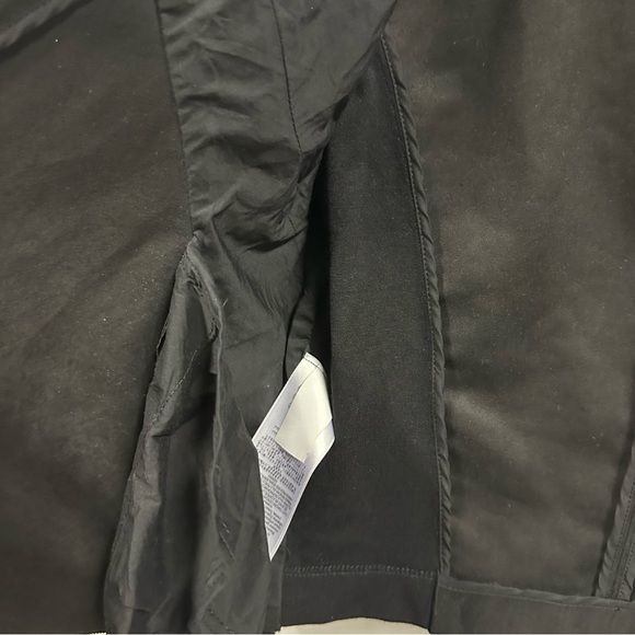 BCBGMaxAzria Black Faux Suede Asymmetrical Cropped Eyelet Studded Zip Jacket S - Picture 11 of 12